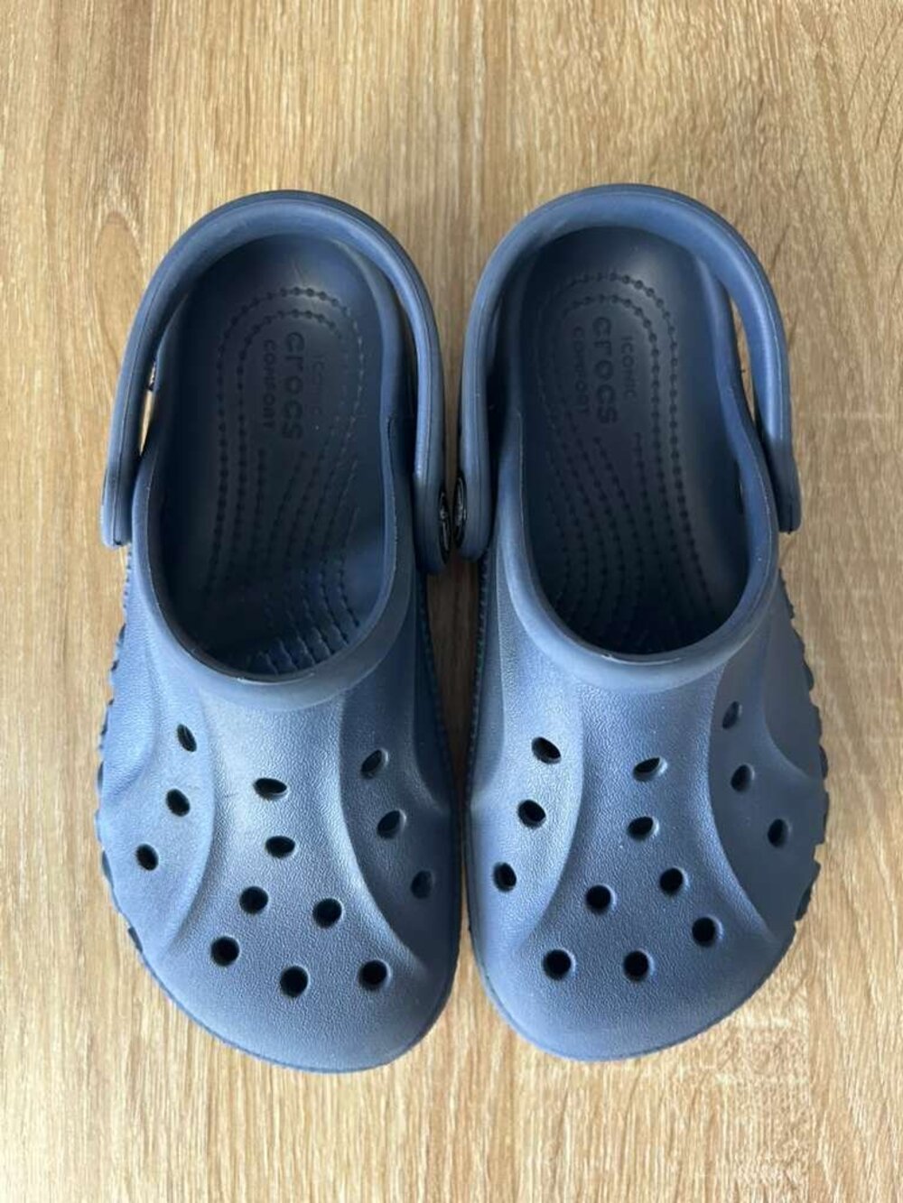 Crocs Kids Classic Clogs Blue Slip-On Comfort Shoes Size C11 - Picture 3 of 9